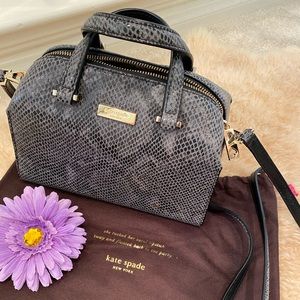 Kate Spade New York snake skin small bag w/strap
